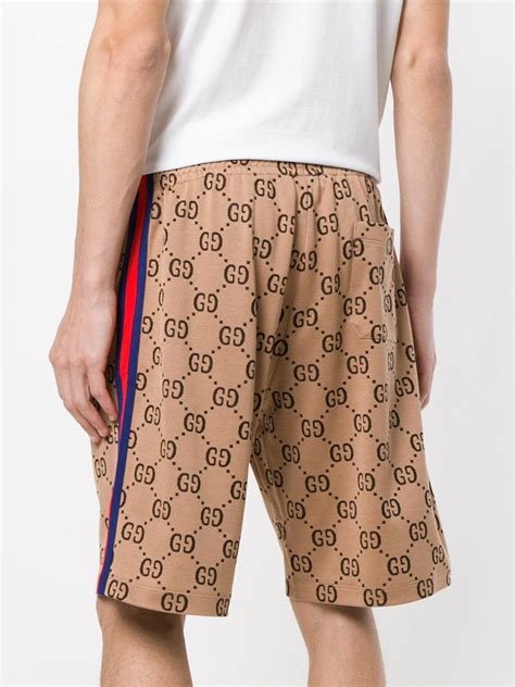 mens gucci shorts cheap|men's gucci gg shorts.